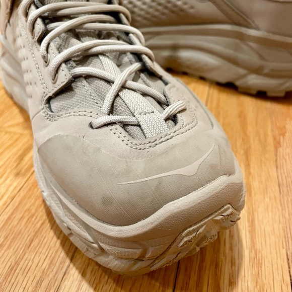 Hoka One One Tor Ultra Hi 2 Waterproof Boot Limited Edition Color: Simply Taupe - Picture 5 of 11